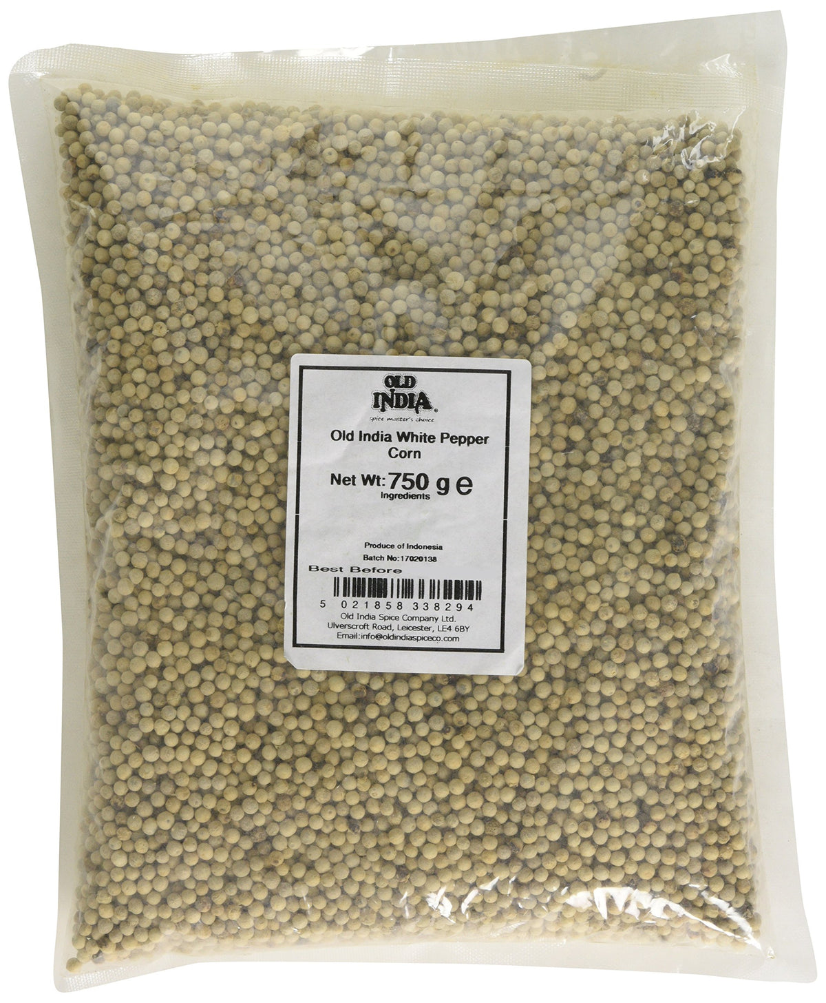 Old India White Peppercorns - 750g | Whole Spice | Natural & Additive-Free 1