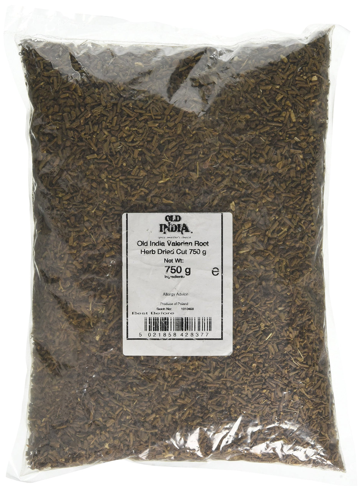 Old India Valerian Root Herb Dried Cut - 750g