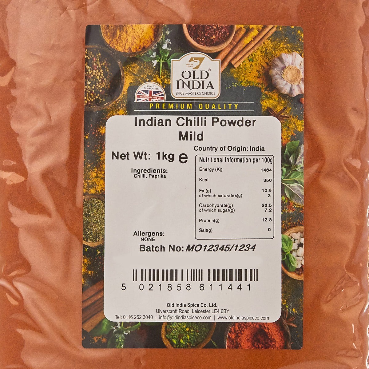 Old India Mild Chili Powder - 1kg 2