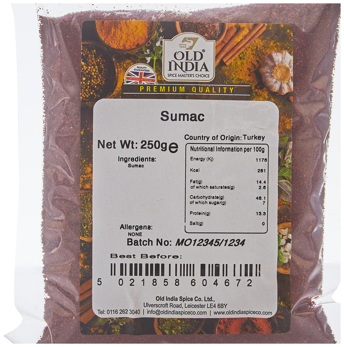 Old India Sumac - 100% Natural, Additive-Free, GMO-Free | 250g 2