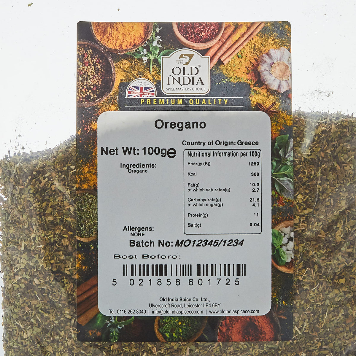Old India Oregano - 100% Natural, Additive-Free | 200g Pack