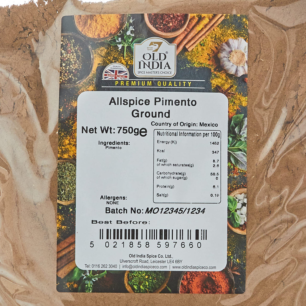 Old India Allspice Pimento Ground - 100% Natural | 750g | Additive & GMO Free 2