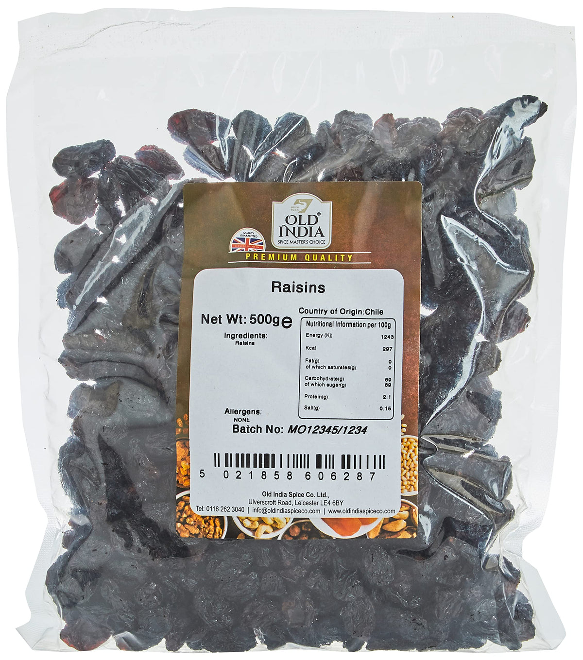 Old India Raisins - 100% Natural, Additive-Free | 500g 1