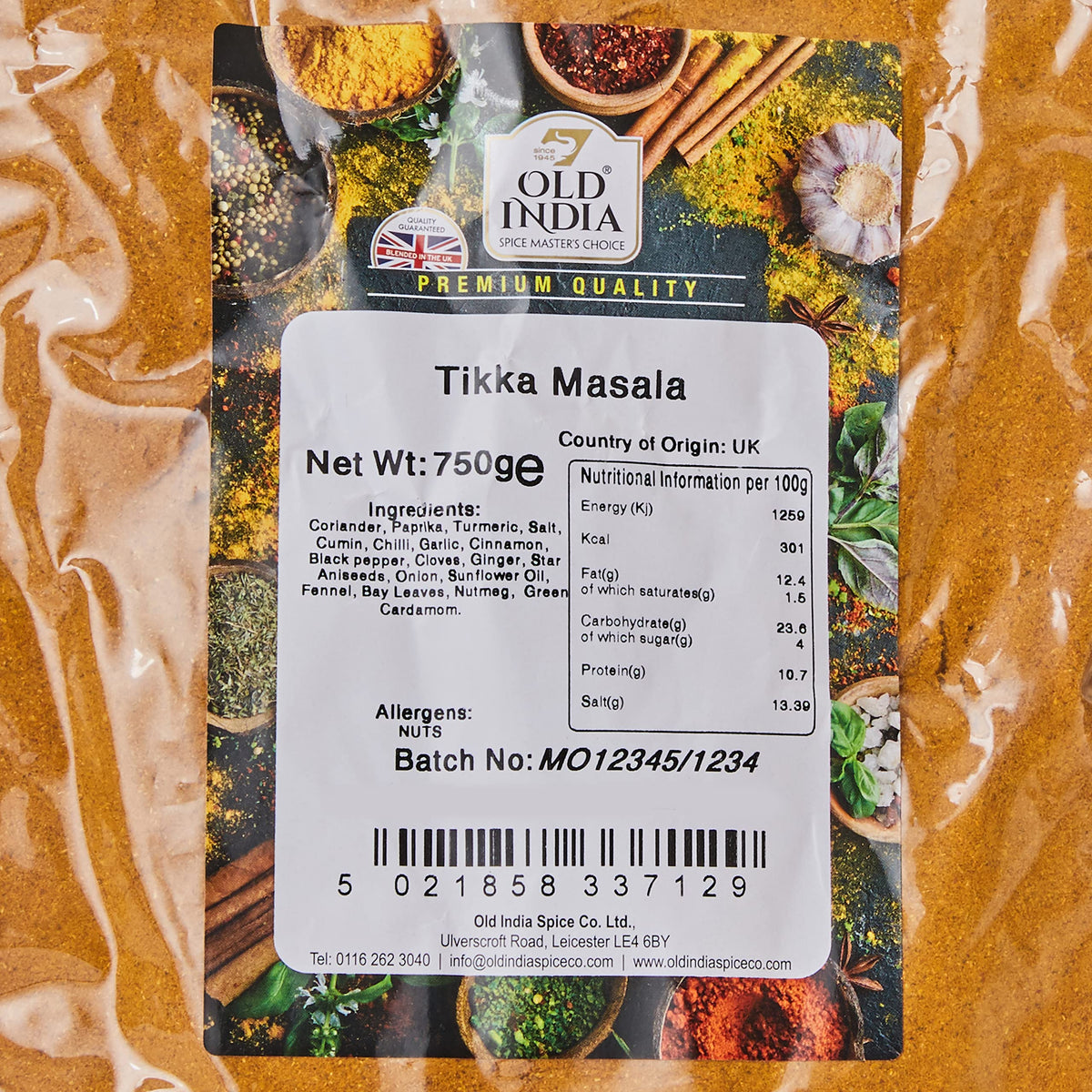 Old India Tikka Masala Mixed Herbs - 750g 2