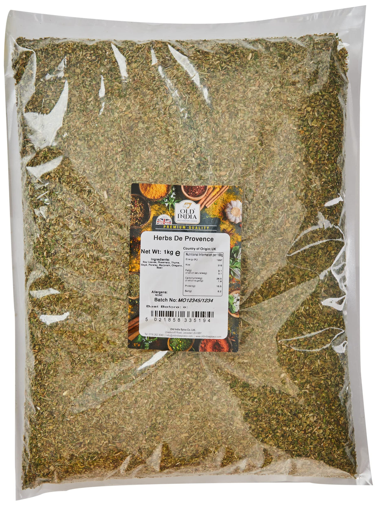 Old India Herbs de Provence - 1kg Mixed Herbs Blend | Natural & Additive-Free 1