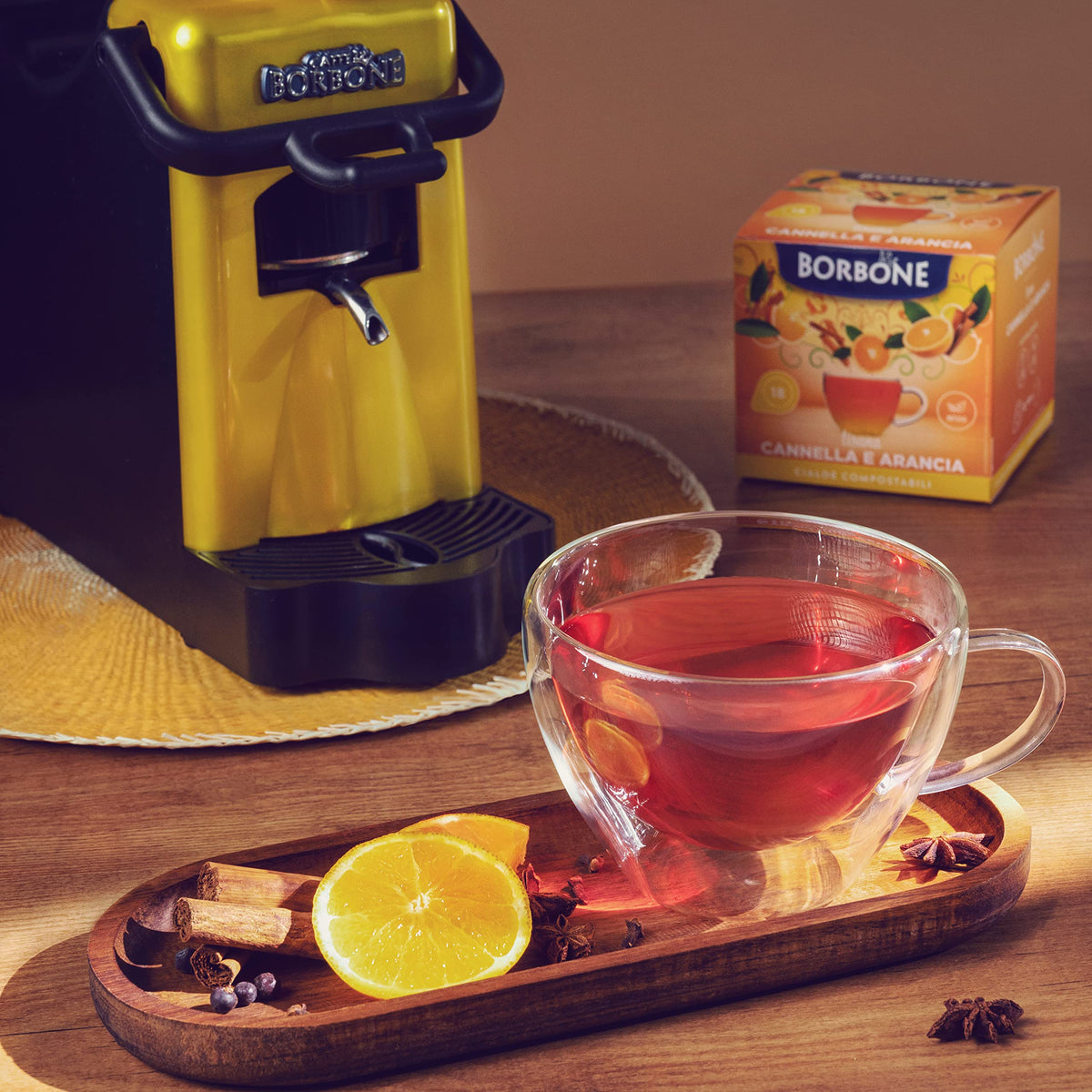 Caffè Borbone Orange and Cinnamon Infusion - 72 Pods | ESE System Compatible | Decaf Herbal Tea 3