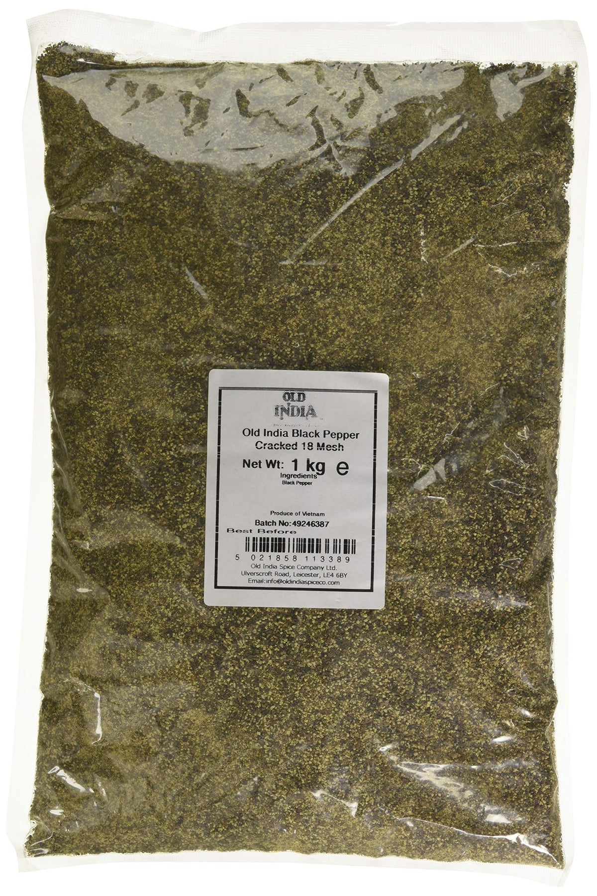 Old India Cracked Black Pepper - 1kg | 18 Mesh | Natural & Additive-Free
