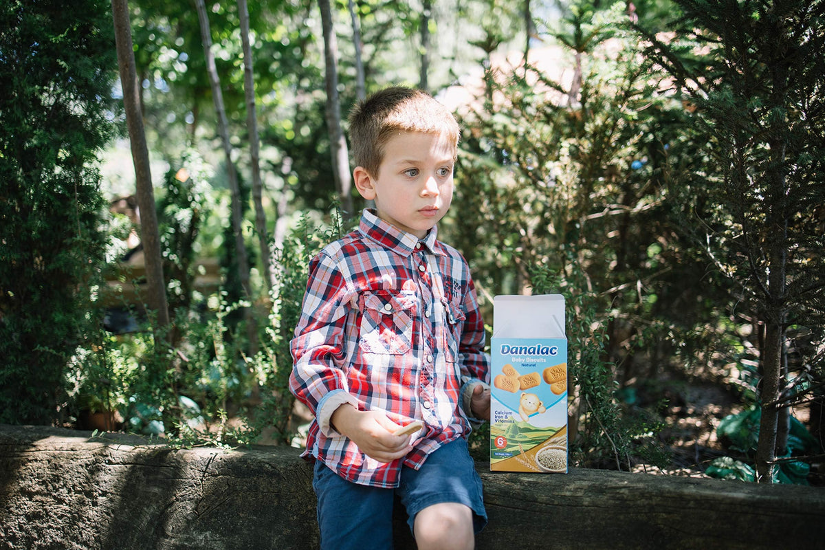 Danalac Natural Baby Biscuits - Finger Food Snack for Toddlers 6+ Months, 240g Pack of 2 3