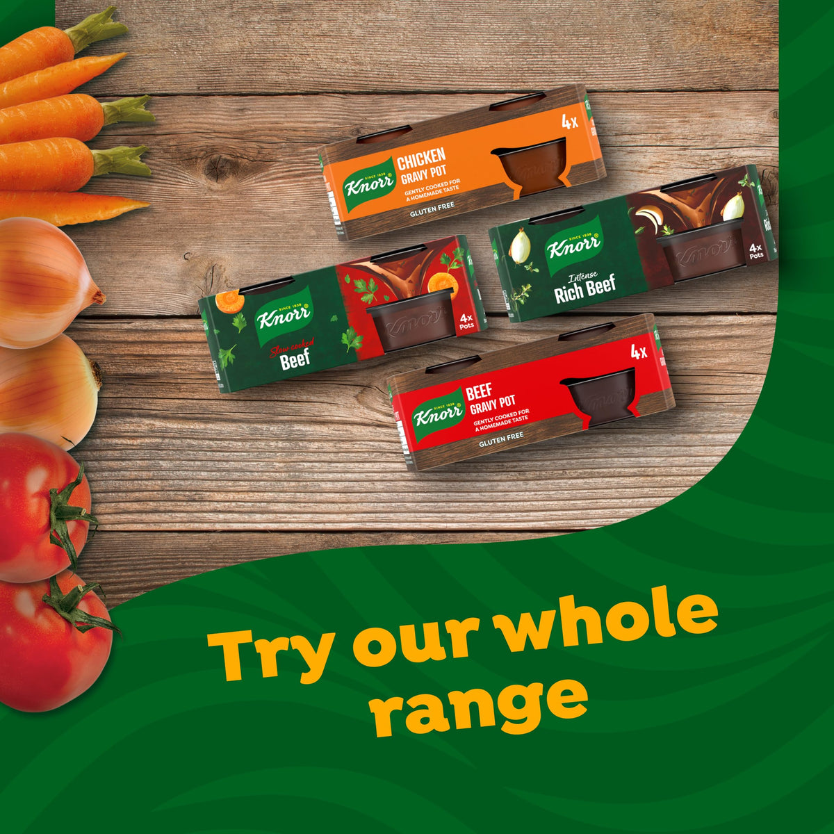 Knorr Chicken Gravy Pot - Rich & Homemade Taste | Gluten-Free | 2x 28g Pots 6