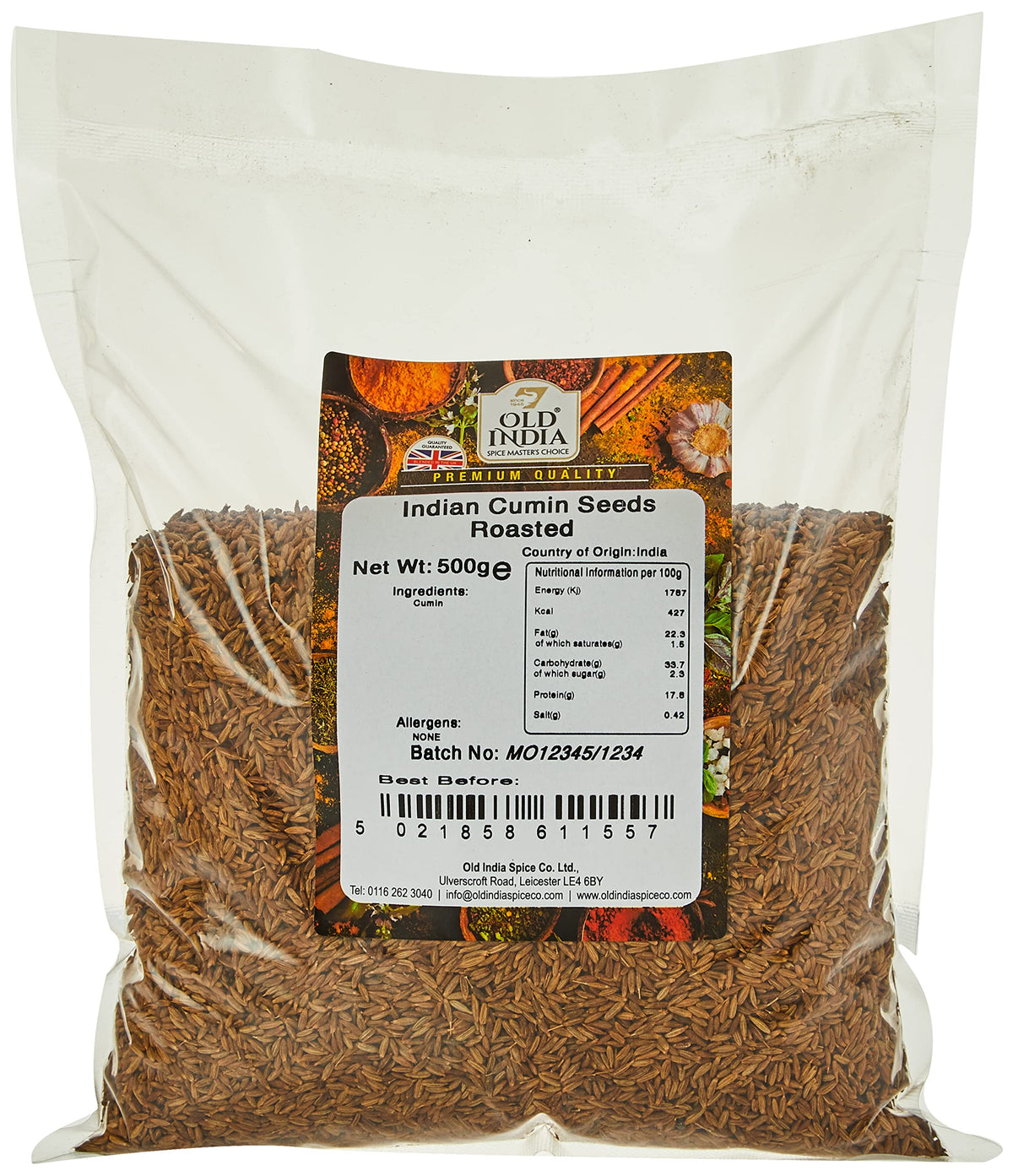 Old India Cumin Seeds - Roasted | 500g 1