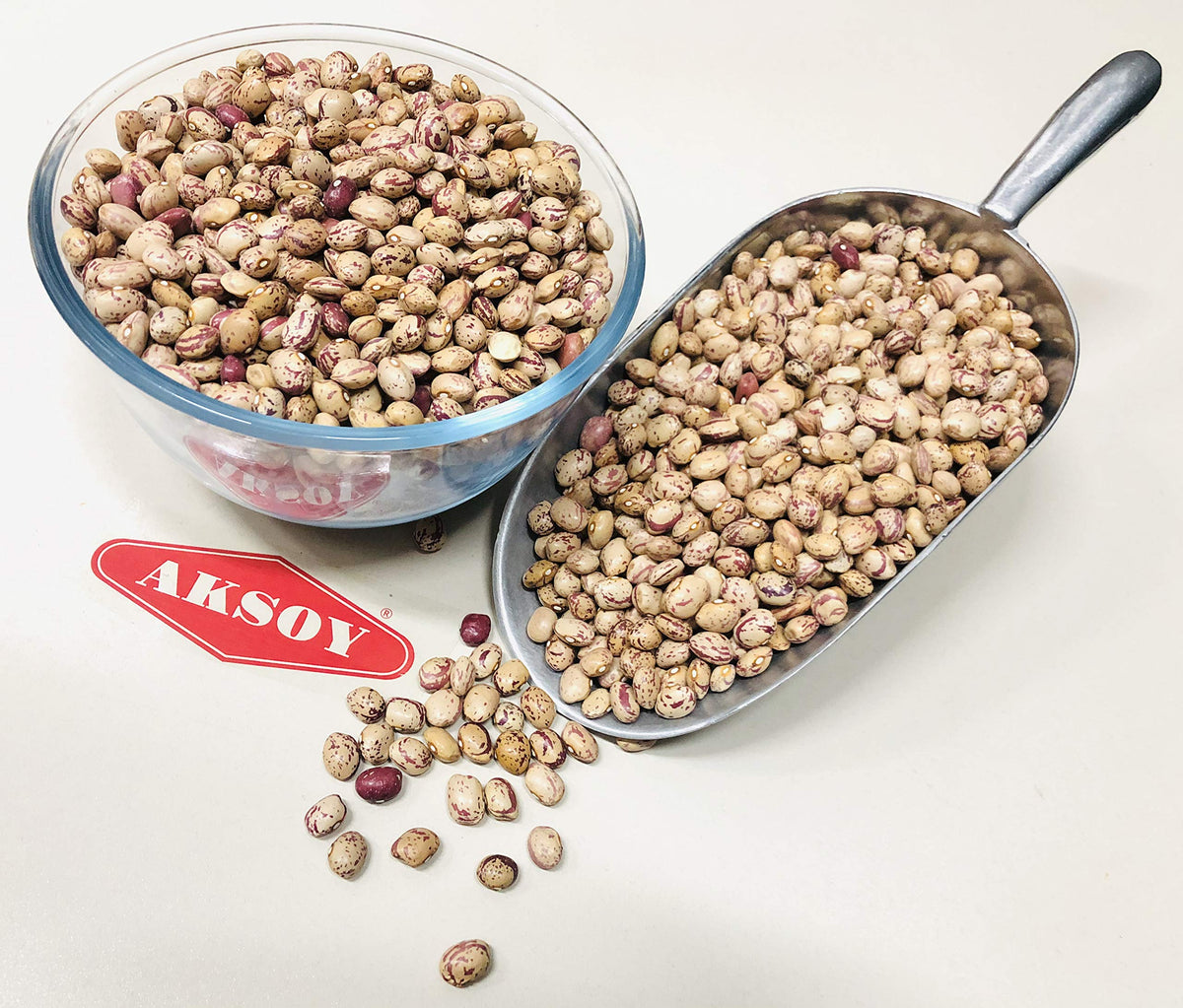 AKSOY Wholefoods Dried Pinto Beans - 1.25kg Bag | Rich in Protein & Fiber