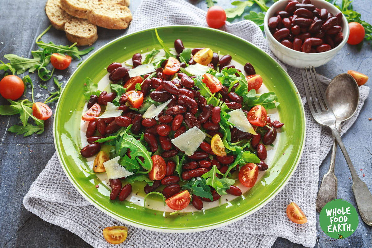 Wholefood Earth Organic Red Kidney Beans - 500g Raw | Vegan | GMO Free 3