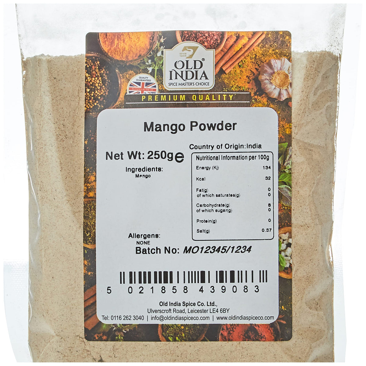 Old India Mango Powder - 100% Natural | 250g | Additive-Free 2