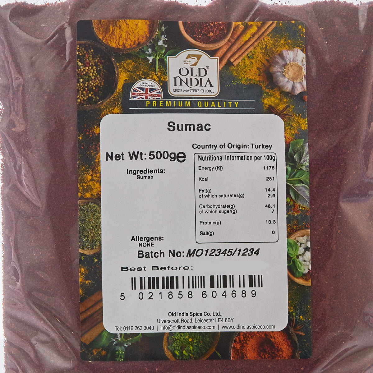 Old India Sumac - 100% Natural, Additive-Free | 500g 2