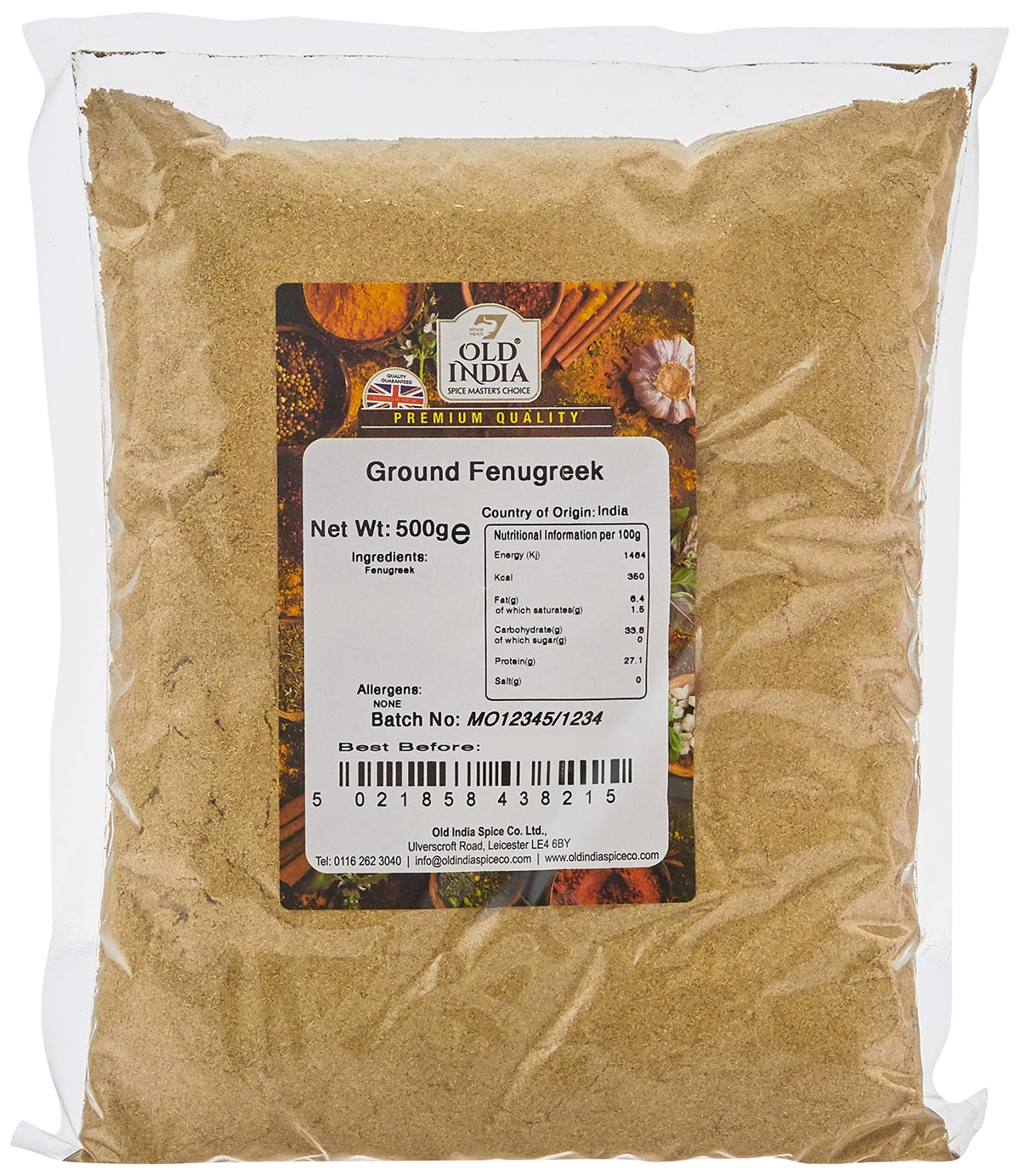 Old India Ground Fenugreek - 100% Natural, Additive-Free | 500g 1