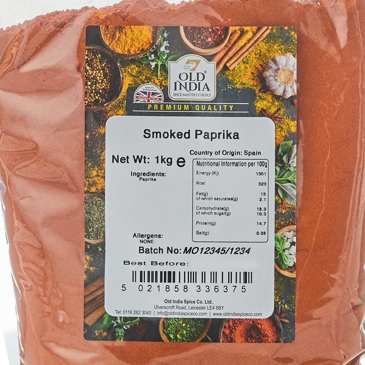 Old India Sausage Spice / Smoked Paprika - 1 kg