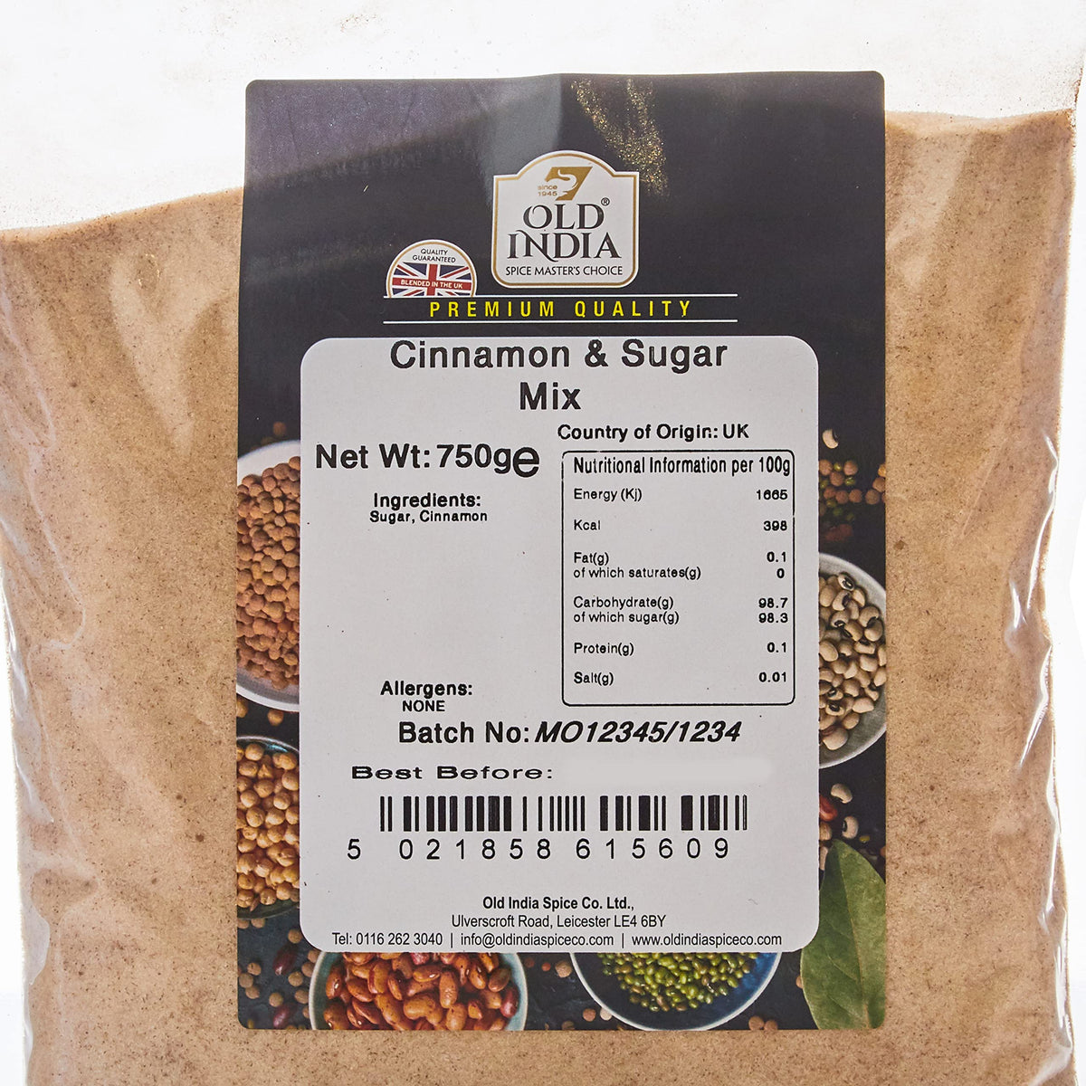 Old India Cinnamon Sugar Mix - 750g