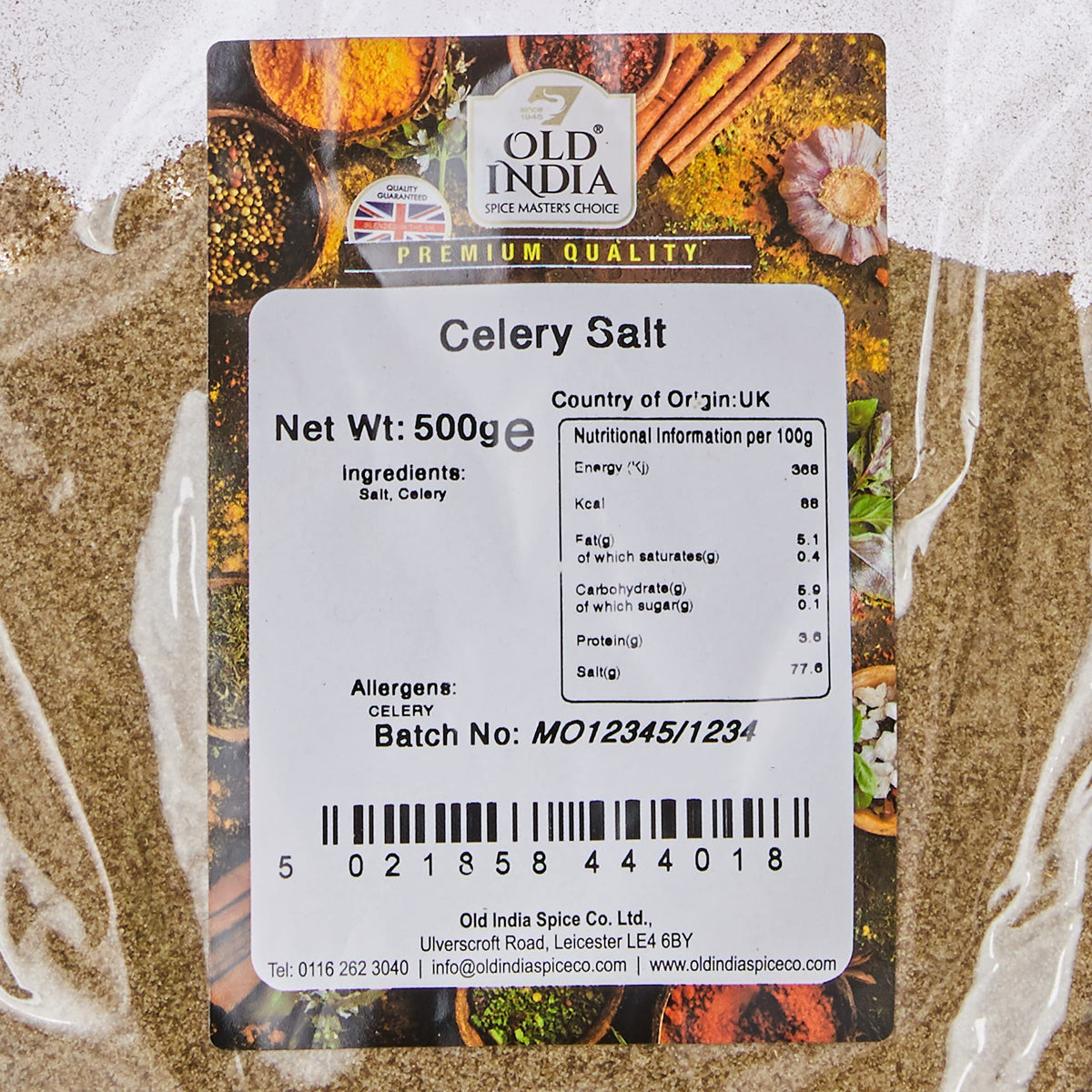 Old India Celery Salt - 100% Natural, Additive-Free | 500g 2