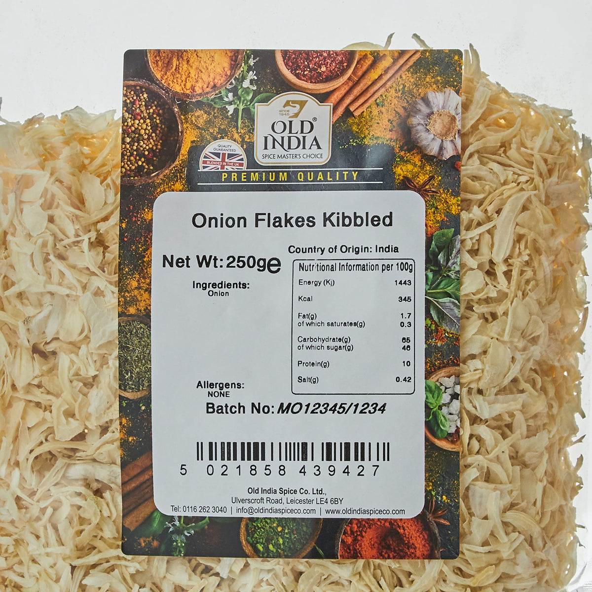 Old India Onion Flakes - 100% Natural Kibbled Onion | 250g 2