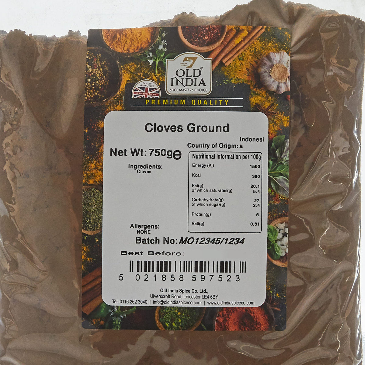 Old India Ground Cloves - 750g Natural Powder 2