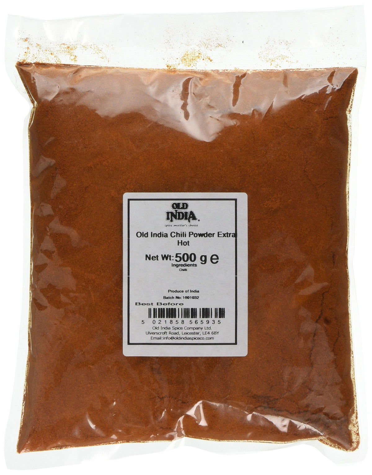 Old India Chili Powder Extra Hot - 500g