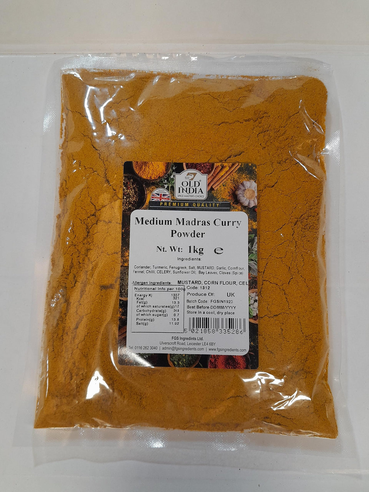 Old India Medium Madras Curry Powder - 1 kg