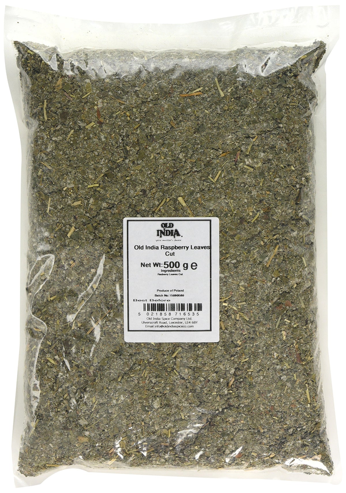 Old India Raspberry Leaves Cut - 500g 1
