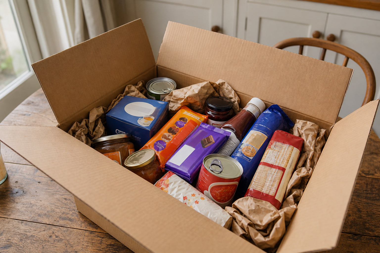 A Kettleworth&rsquo;s parcel being packed